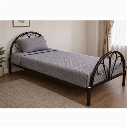 تخت تک نفره فلزی خورشید T142